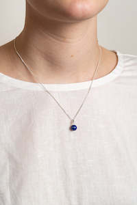Eden Jewellery: Lapis Pendant - Sterling Silver