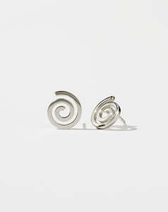 Spiral Studs - Sterling Silver