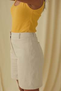 Shorts: Mali Denim Short - Natural