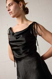 Blouses: Leonie Top - Black