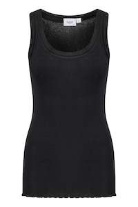 Sleeveless Tops: Maya Tank Top - Black
