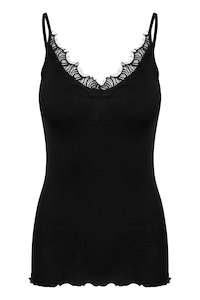 St Tropez: Maya Strap Top - Black
