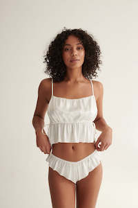 Kat The Label: Connie French Knicker - Ivory