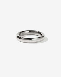 Autumn Sale Jewellery: 4mm Halo Band - Sterling Silver