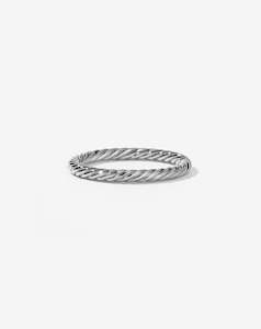 Autumn Sale Jewellery: Rope Band - Sterling Silver