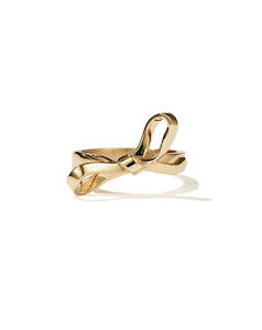 Rings: Bow Ring - Gold Plate