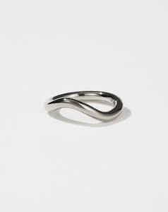 Rings: Twisted Halo Band - Sterling Silver