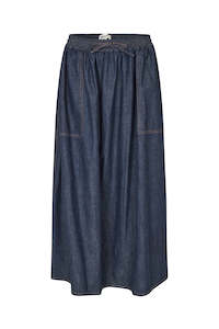 Lollys Laundry: Akana Maxi Skirt - Blue
