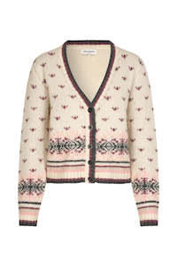 Coats Jackets Knits: Nina Cardigan - Creme
