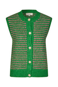 Lollys Laundry: Nynne Knit Vest - Green