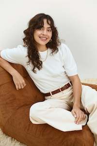 Mila SS Pullover - Ice