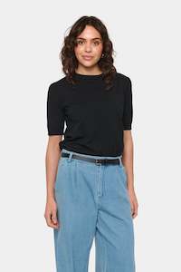 Mila SS Pullover - Black