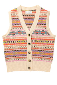 Kinross Waistcoat - Coral