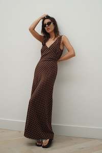 Plunge Bias Dress - Gia Ciocco