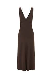 Plunge Bias Dress - Ciocco.