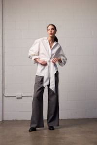 Kaya Wrap Shirt - White