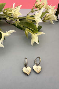 Earrings: Helios Hoops - Stainless Steel