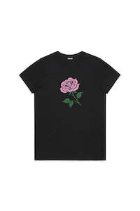 Rose Tee - Black