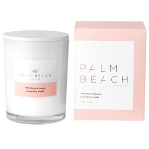 Candles Home: Deluxe Candle - White Rose & Jasmine