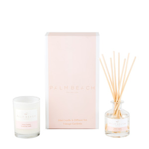 Candles Home: Mini Candle & Diffuser Set - Vintage Gardinia