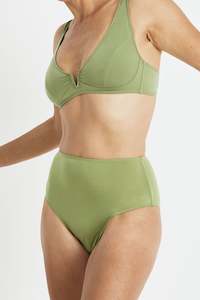 Spring Labour Weekend Sale: Whitney High Waist Brief - Olive