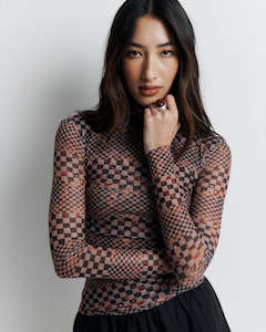 Knits Jackets: Blake Top (Checkmate)