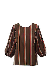 Athena Blouse - Stripe