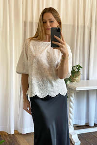 Athena Blouse - White