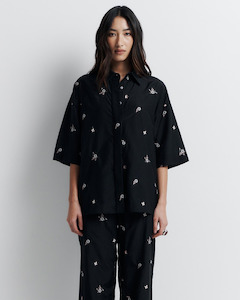 June Shirt (Nightshade Bloom)