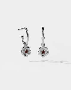 Earrings: Posie Signature Hoops - Sterling Silver