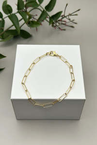 Bracelets Bangles: Chain Link Bracelet - Gold Plated