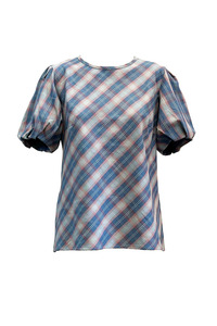 Tilly Top - Blue Check
