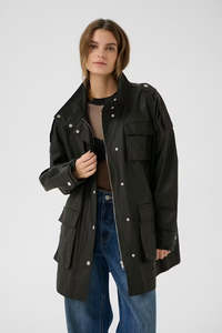 Coats Jackets Knits: Angella Jacket - Black