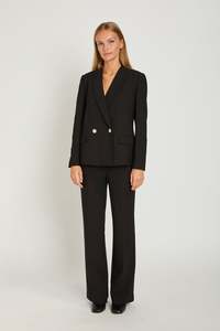 Rue De Femme: Olana Wide Pant - Black