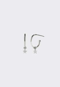Earrings: Micro Star Signature Hoops