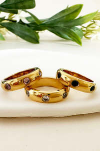 Under 100 Jewellery: Galileo Ring - Gold Plate