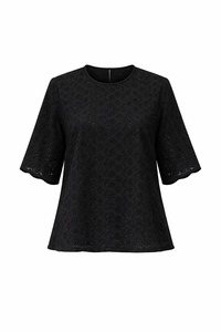 South Of Eden: Olly Top - Black Broderie