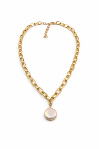 Jewellery Easter Sale: Pearl Disc Necklace