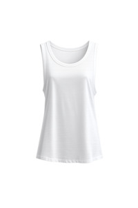 South Of Eden: Rose Singlet - White
