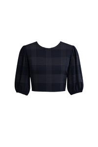South Of Eden: Maya Top - Navy Cotton