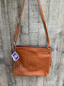 Bags: Squared Budapest Leather Tote Bag