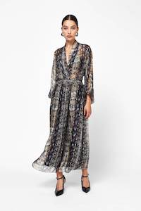 Abito Snakeskin maxi dress