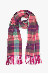 Mintberry plaid scarf