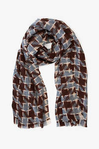 Dusky Grid scarf