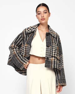 Jackets: Cappotto houndstooth jacket