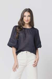 Tops: Fateful puff sleeve top