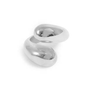 Ring, pure steel, twist