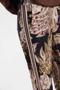 Jeans: Wideleg pant with stripe