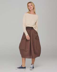 Skirts: Guru skirt, dark taupe