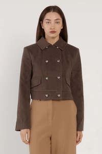 Jackets: Devyn Wool blend jacket